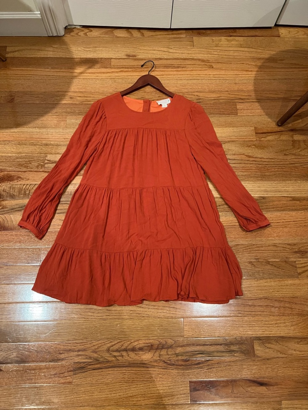 Women’s Long-Sleeve Tiered Dress